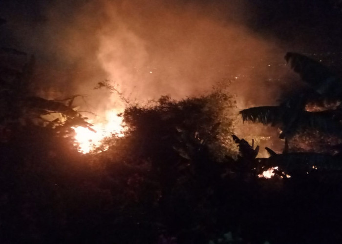 Berawal dari Bakar Sampah, Lahan Kosong Kawasan Gronggong Terbakar