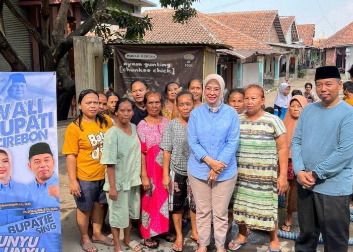 Banjarwangunan Terdampak Kekeringan, Pasangan Wahyu-Solichin Kirim Air Bersih