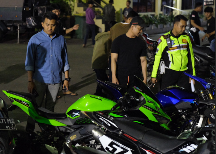 Puluhan Motor Knalpot Bising Diamankan Polres Cirebon Kota, Hasil Operasi Jumat Dini Hari 