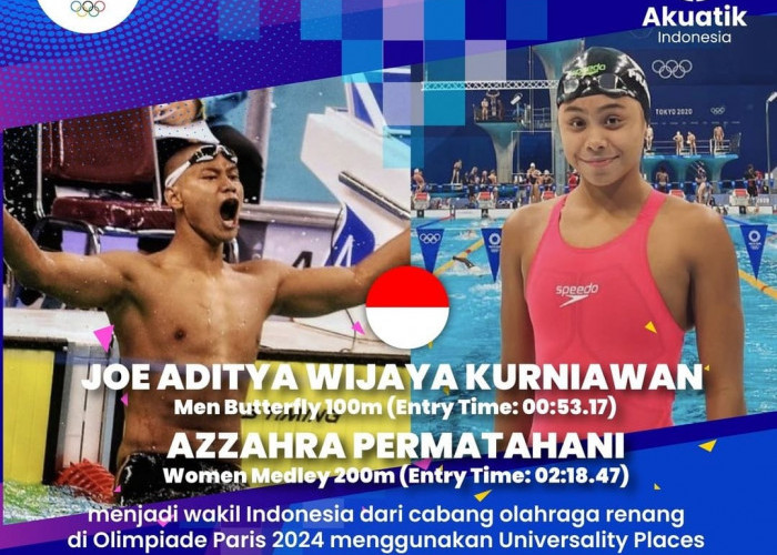 Tambah Lagi, Inilah Dua Atlet Renang Indonesia yang Lolos ke Olimpiade 2024 Paris