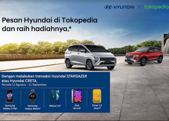 Hyundai Gandeng Tokopedia, Ada Program Spesial untuk Pembelian Creta dan Stargazer