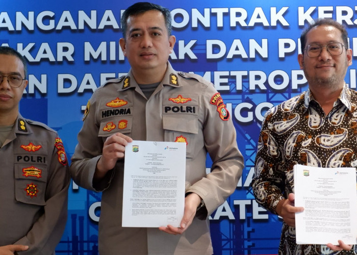 Dukung Operasional Polda Metro Jaya, Pertamina Pasok BBM dan Pelumas