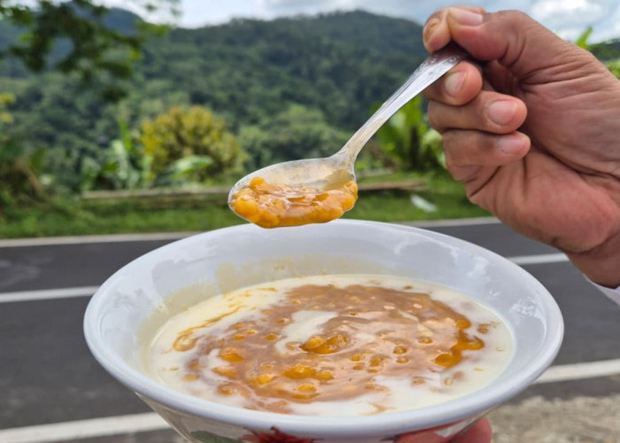 Bubur Hanjeli Kuningan Jadi Buruan Pemudik, Manis Legit Bikin Nostalgia