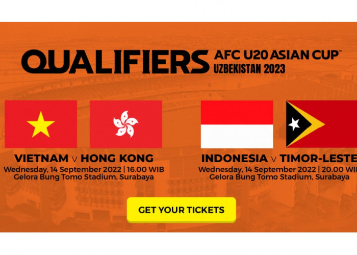 Mau Nonton Pertandingan Kualifikasi AFC Cup U-20 di Stadion GBT, Begini Cara Beli Tiketnya