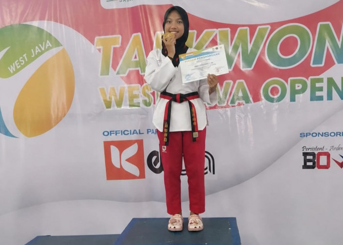 Afifah Zatya Salsabila Sabet Medali Emas Taekwondo West Java Open 2026