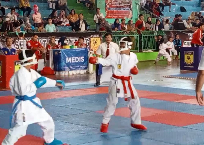 Peringati Bulan Bung Karno, Forki Kota Cirebon Gelar Kejuaraan Karate 2023