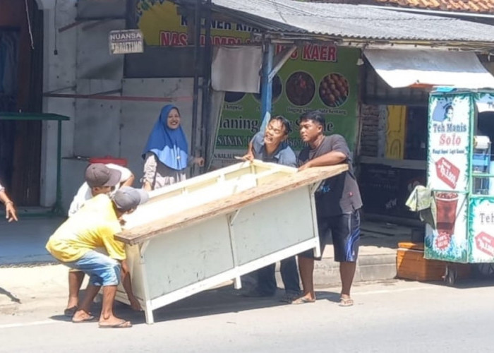 Bangunan Liar di Losari Kidul Cirebon Mulai Dibongkar, 50 Persen Sudah Rata dengan Tanah