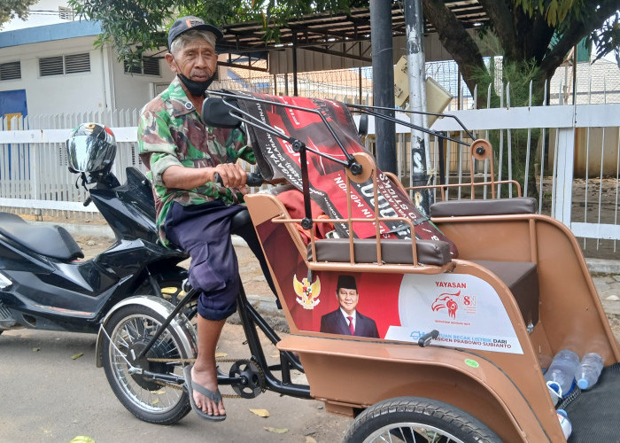 Becak Listrik Gratis, Penghasilan Pak Suleman di Cirebon Ternyata Cuma Rp5.000 Sehari