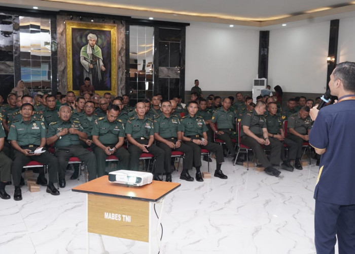 Gali Ilmu Perbankan, Anggota Korem 063 SGJ Ikuti Sosialisasi dari Taspen Mandiri