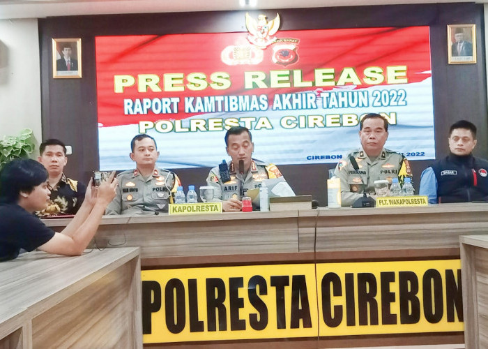 Sepanjang Tahun 2022, Polresta  Cirebon Ungkap 442 Kasus 