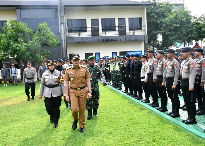 Polresta Cirebon Gelar Apel Pasukan Pengamanan Pilkada Serentak 2024 