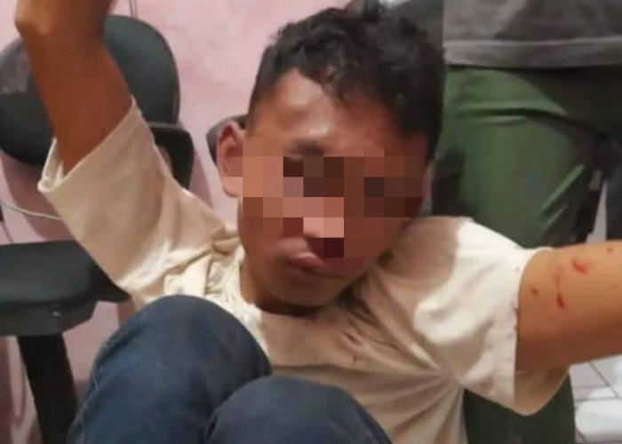 Pelaku Curanmor di Kedawung Cirebon Ditangkap, Wajah Babak Belur