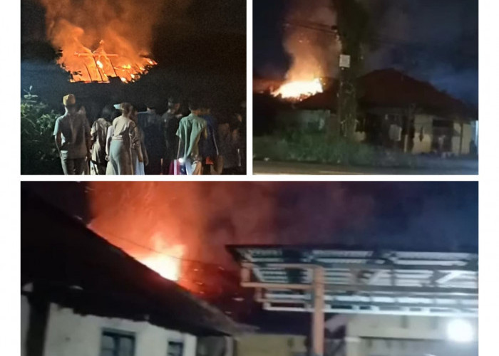 Dua Rumah di Mundu Cirebon Ludes Terbakar, Diduga Akibat Korsleting Listrik