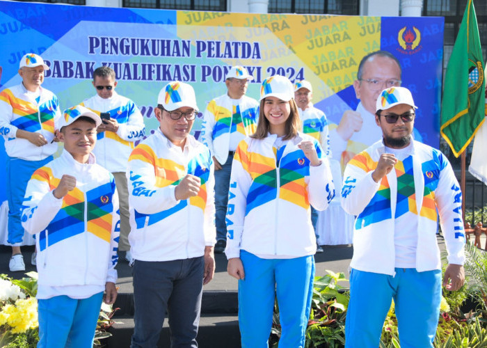 Ridwan Kamil Kukuhkan Pelatda Kualifikasi PON XXI Tahun 2024, Jabar Targetkan Hattrick Juara Umum