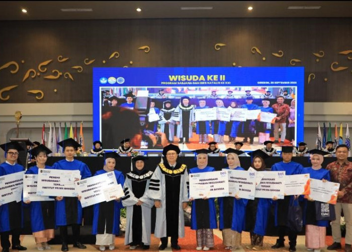 IPB Cirebon Wisuda 491 Lulusan, Apresiasi 10 Wisudawan Terbaik