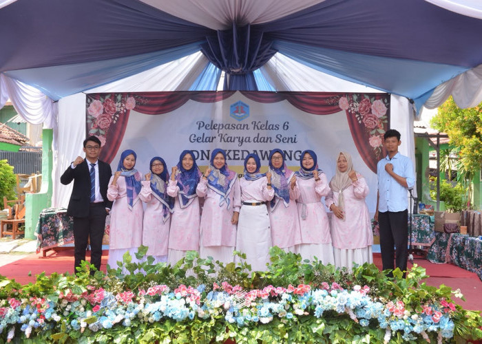 Mengukir Kenangan, Meraih Masa Depan: Pelepasan Kelas 6 SDN 1 Kedawung Berlangsung Spektakuler