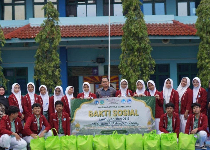 Jam’iyyah dan OSIS SMA Islam Al Azhar 5 Cirebon Gelar Baksos Sambut Ramadan