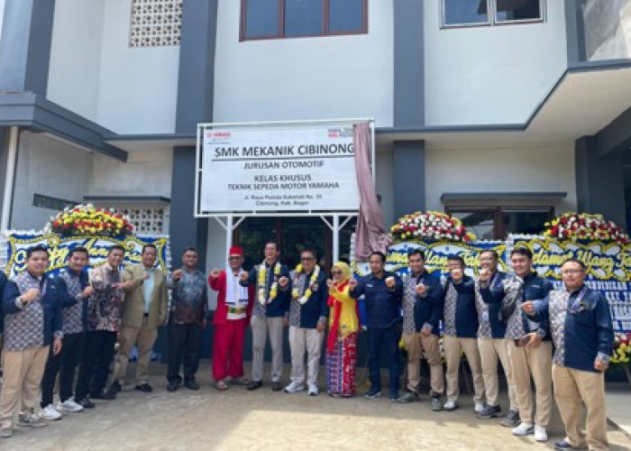 Majukan Pendidikan Indonesia, Yamaha Resmikan SMK Kelas Khusus SMK Mekanik Cibinong