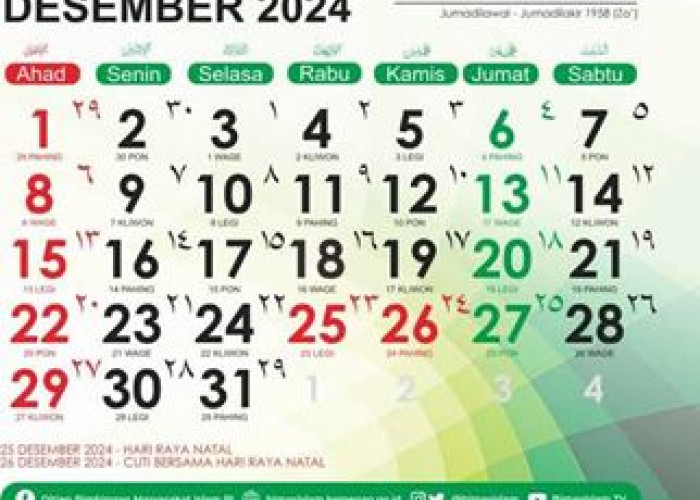 Inilah Jadwal Cuti Bersama Desember 2024: Siapkan Destinasi Wisata Terbaikmu