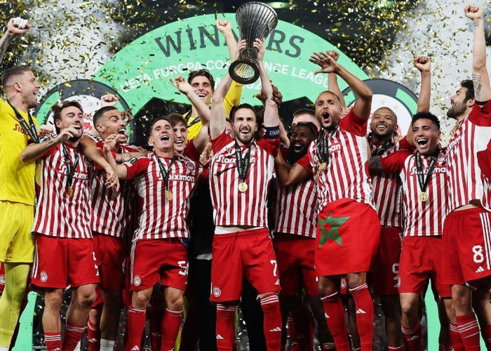 Lewat Gol Semata Wayang, Olympiacos Juara Liga Conference 2023-2024 Usai Kalahkan Fiorentina 