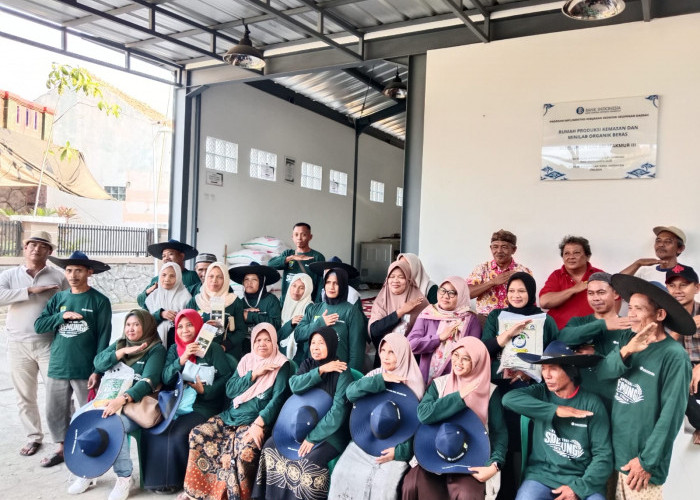 Dorong Pertanian Organik, Poktan Sidemung Kota Cirebon Studi Banding ke Poktan Sri Makmur 3 Indramayu