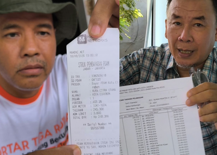 Dari Rp70 Ribu Jadi Rp248 Ribu, Tagihan PDAM Warga Cirebon Bikin Resah