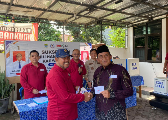 Unggul Telak, Muhammad Yani Terpilih Menjadi Ketua LPM Karya Mulya 