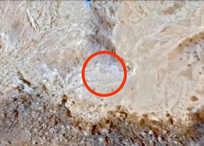 Lafadz Allah di Kawah Gunung Ciremai, Terekam Google Earth
