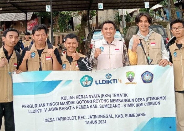 Mahasiswa STMIK IKMI Cirebon Implementasikan 5 Program Unggulan Membangun Desa