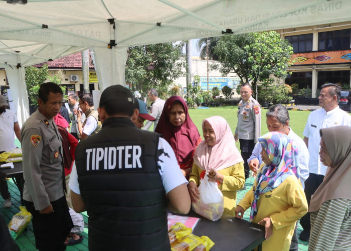 Polresta Cirebon Gelar Gerakan Pangan Murah Polri untuk Indonesia