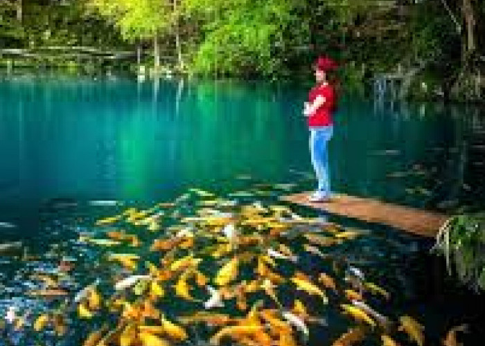 Telaga Biru Cicerem Kuningan, Surga Tersembunyi dengan Kisah Mistis Nyi Bomas Inten 