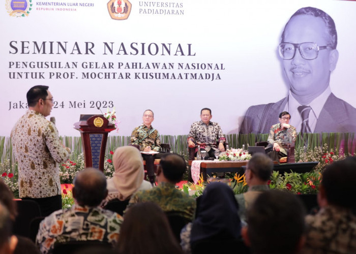 Ridwan Kamil Minta Dukungan Pusat Pengusulan Prof Mochtar Kusumaatmadja sebagai Pahlawan Nasional