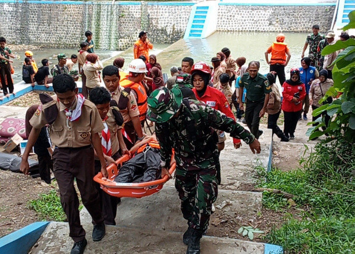 Kodim 0620/Kabupaten Cirebon Gelar Simulasi Penanggulangan Bencana Alam