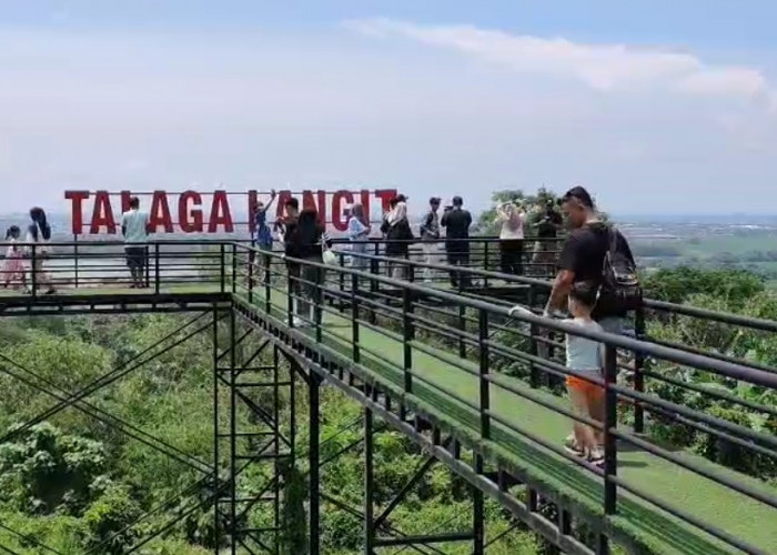 Membludak! Wisata Talaga Langit Cirebon Ramai Pengunjung, Spot Instagramable Jadi Buruan