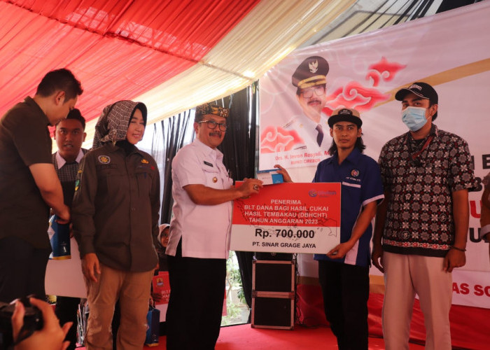 2545 Buruh Pabrik Rokok di Kabupaten Cirebon Dapat Bantuan BLT dari dari DBHCHT