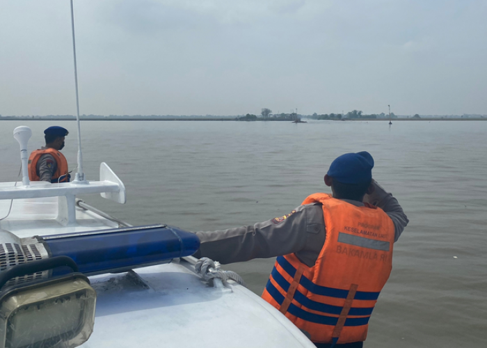 Pencarian Gilang Laksamana di Sungai Bugel Indramayu Hari Ini, Polairud Diterjunkan