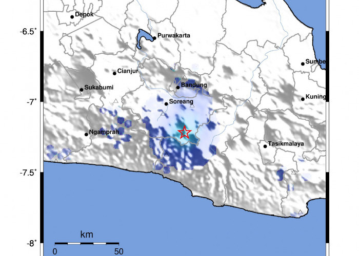 Gempa M3,0 Guncang Kabupaten Bandung, Dirasakan di Kertasari hingga Pangalengan