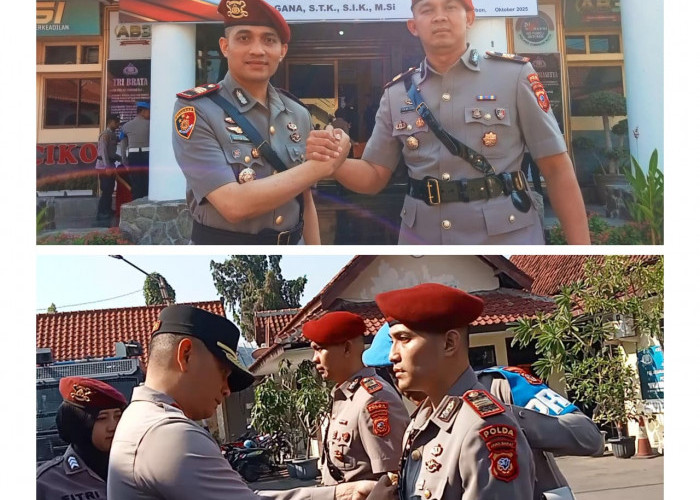 Sertijab Kasat Reskrim Polres Cirebon Kota. AKP Adam Gana Masuk, AKP Fajri Hijrah ke Cianjur