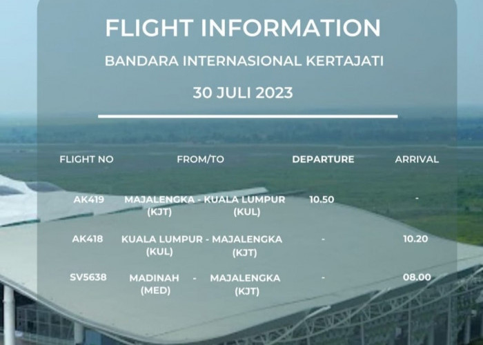 MENGGELIAT LAGI! Jadwal Penerbangan Bandara Kertajati Hari ini, Ada 3 Penerbangan, Garuda Indonesia Kembali
