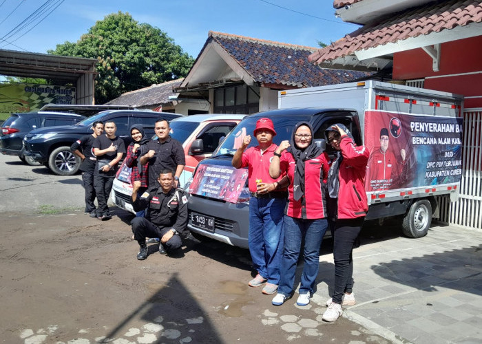 DPC PDIP Kabupaten Cirebon Salurkan Bantuan Sembako ke Korban Gempa Bumi dilCianjur