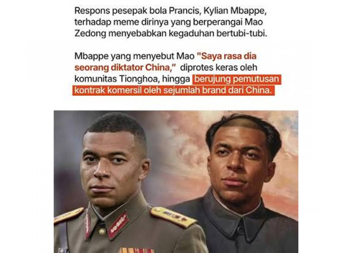 Polemik Mbappe versus Tiongkok, Gianni: FIFA Tak Mau Hukum Pemain Hanya karena Kontroversial di Medsos
