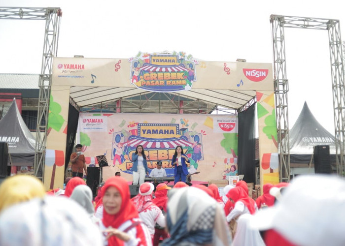 Generasi 125 Yamaha Ajak Warga Cianjur Melangkah Semakin di Depan dalam Event Yamaha Grebek Pasar Rame