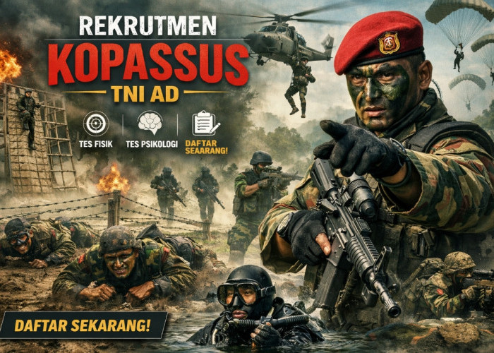 Ingin Gabung Kopassus? Simak 13 Syarat Rekrutmen TNI AD Tahun 2026