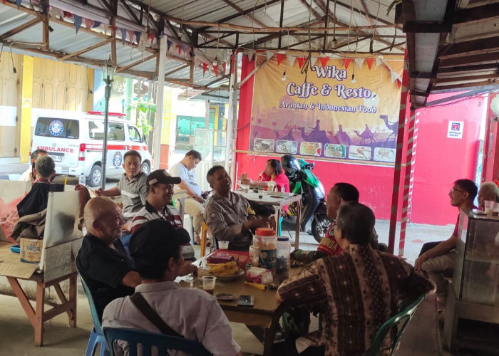 Babinsa dan Bhabinkamtibmas Kelurahan Panjunan Gelar Silaturahmi Bersama Ketua Forum RW dan Ketua FPB