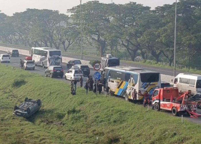 Kecelakaan Tol Cipali Hari Ini, Dua Lakalantas Akibat Sopir Mengantuk