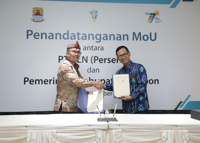 Pemkab Cirebon dan PLN MoU Pengembangan Prasarana dan Sarana Ketenagalistrikan 