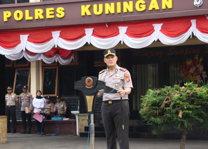 BAGEUR Jadi Jargon Baru Polres Kuningan, Ini 6 Nilai yang Wajib Diterapkan Polisi