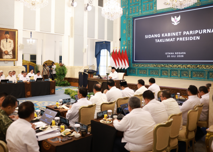 Posisi Duduk Gibran saat Sidang Kabinet Disorot, Qodari Tegaskan Hanya Pengaturan Teknis