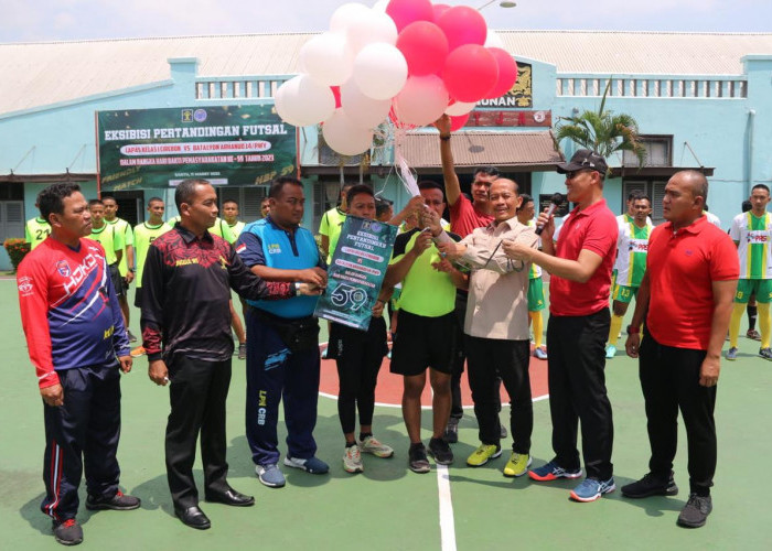 Tentara Datangi Lapas Kelas I Cirebon, Ternyata Ajak Tanding Futsal
