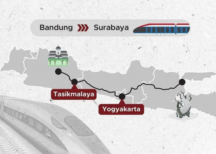 Ada Opsi Kereta Cepat Jakarta Surabaya Lewat Tasikmalaya, Biaya Rp 500 Triliun